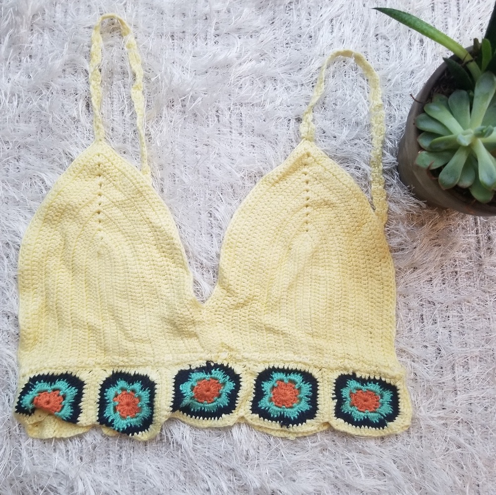  Sweater knit crop top